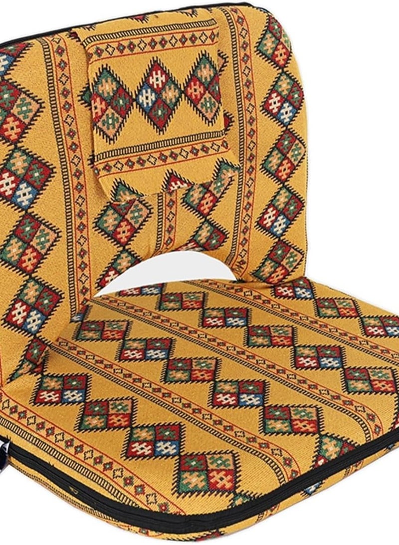 سمارت هوم كرسي تخييم قابل للطي بتصميم بيضاوي ، كرسي تخييم ارضي ومزود بحزام تثبيت، كرسي قابل للإمالة بـ 3 مستويات ، كرسي جلسة مريح - Image 3