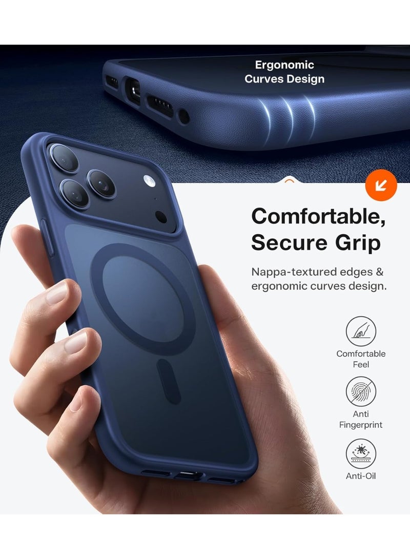 V.nice Magnetic Shockproof for iPhone 17 Pro Max Case, Camera Control, Fit for MagSafe, Military-Grade Protection, Translucent Slim Case Anti-Fingerprint - Image 4