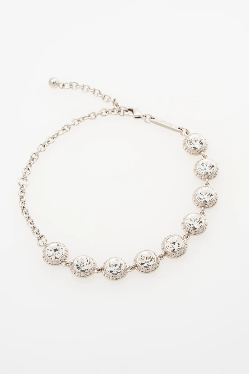 Solace Solitaire Sparkle Crystal Adjustable Bracelet