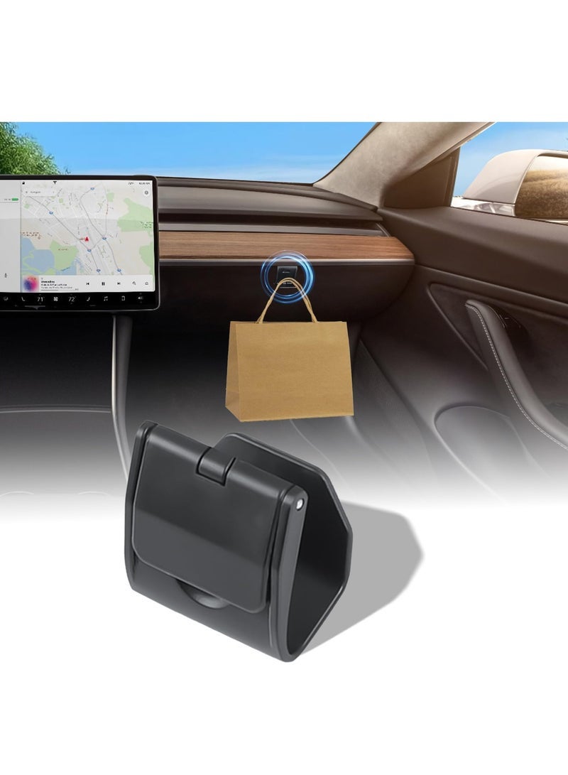 SYOSI SYOSI Hidden Front Trunk Hook Compatible with Tesla Model Y 2022 2023 Accessories, Car - specific Glove Box Hook, Seat Hook and Car Trash Can - Image 2