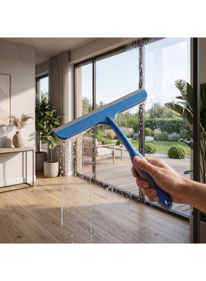 Duravel 25 cm Window Squeegee - Multipurpose Glass Cleaning Hand Wiper With Rubber Blade For Home & Office Use - Perfect For Window, Car Glass, Tiles, And Mirror - Lightweight And Durable - Image 5