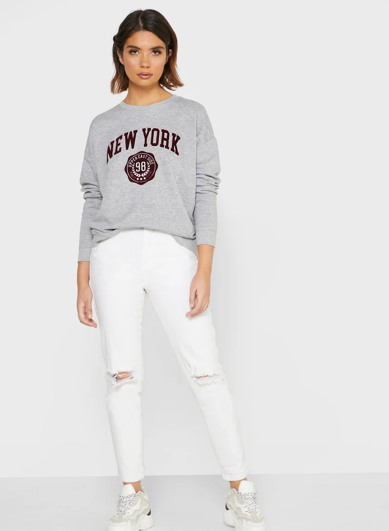 NEW LOOK Slogan Sweatshirt