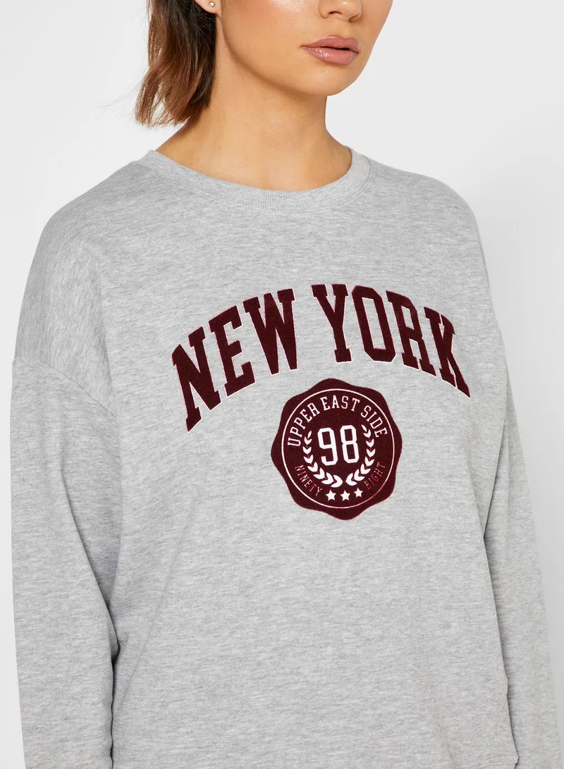 NEW LOOK Slogan Sweatshirt