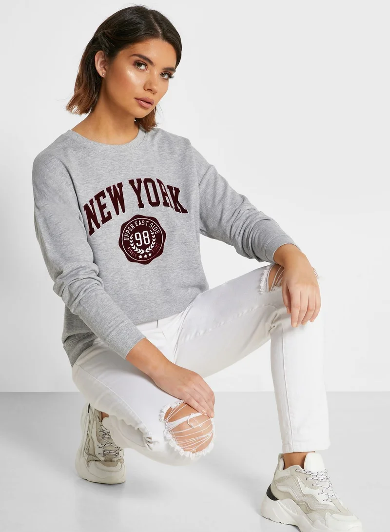 NEW LOOK Slogan Sweatshirt