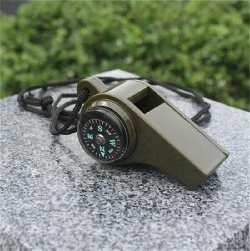 باركوفيكس Multifunctional Whistle with Compass and Graduated Thermometer Hunter Military Whistle - Guard Whistle