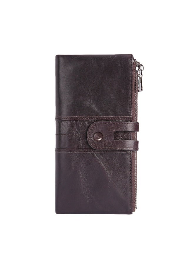 Mark Fairwhale New Leather Large Capacity Wallet 