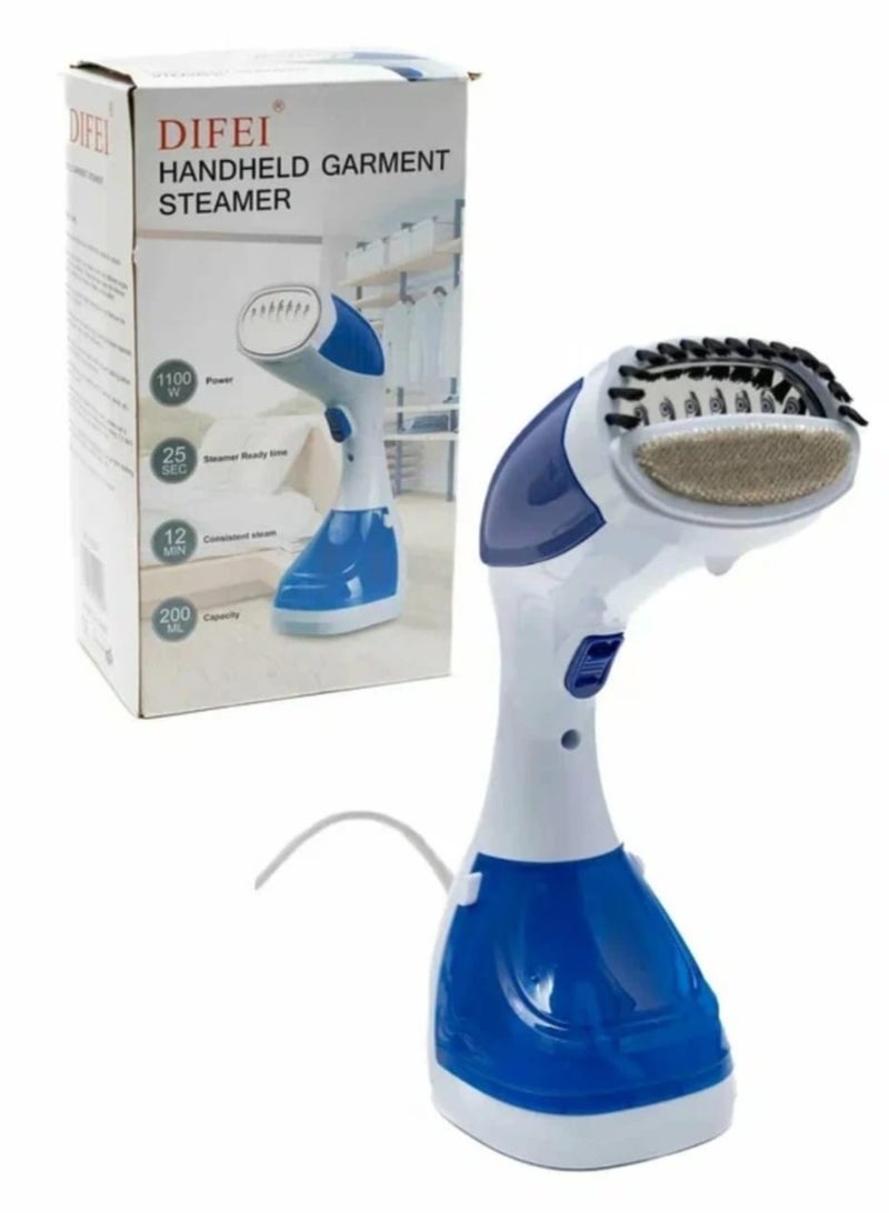 DIFEI Handheld Garment Steamer 1100W – 30s Fast Heat-Up, 200ml Detachable Tank, Portable Clothes Steamer & Wrinkle Remover, Travel-Friendly Steam Iron with Anti-Drip & Continuous Steam - Image 1