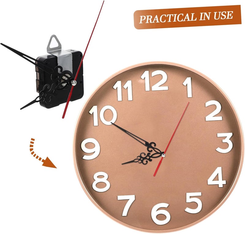 Outanaya Silent Quartz Clock Movement DIY Kit Wall Clock Mechanism Replacement Hands - Image 2
