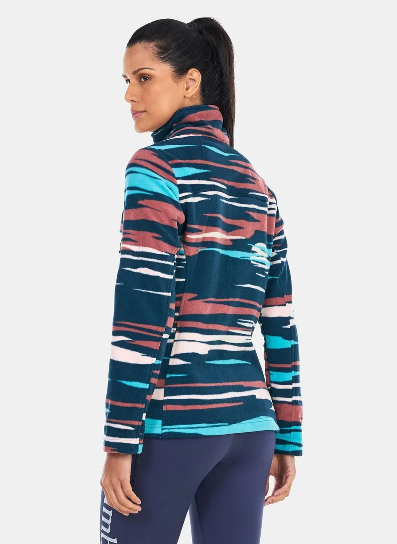 Columbia Women's Fast Trek Printed Fleece Jacket