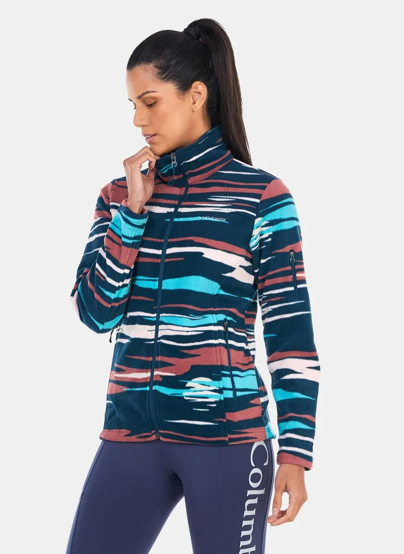 Columbia Women's Fast Trek Printed Fleece Jacket