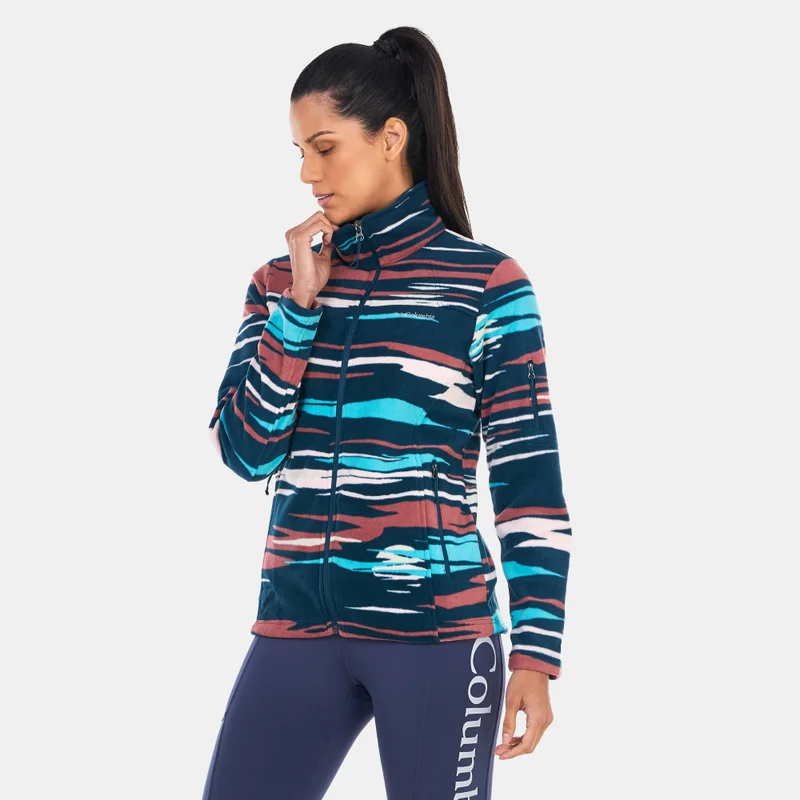 Columbia Women's Fast Trek Printed Fleece Jacket