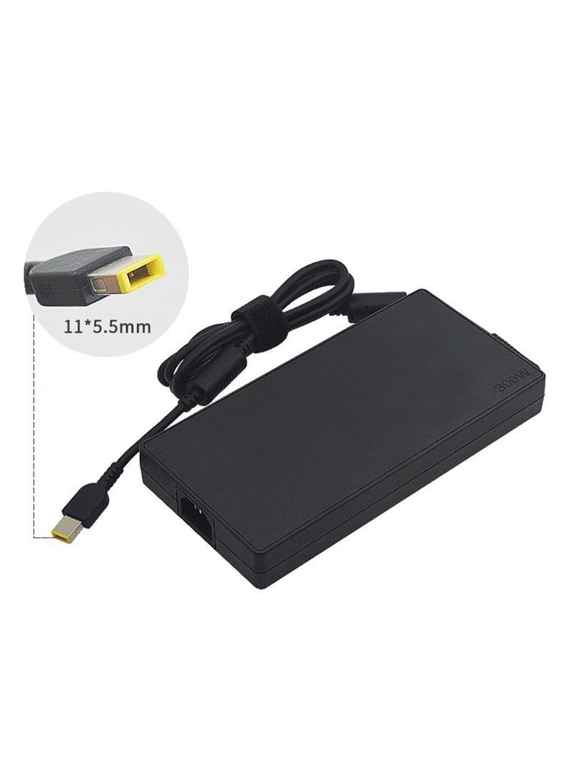 Max Power - 300w Legion Charger fit for Lenovo Legion 7 7i 5i 5 Pro AC Adapter Compatibility Lenovo Legion R9000P R9000K Y9000K Y9000X ADL300SLC3A 20V 15A Laptop Power Supply Adapter - Image 1