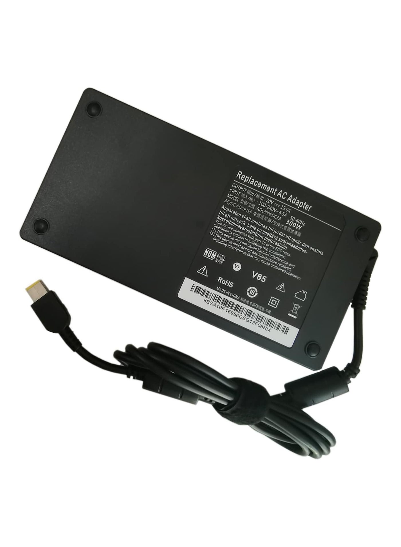 Lenovo 300W AC Adapter (ADL300SDC3A) – For Legion 7, 5i, 5 Pro & ThinkPad Docks