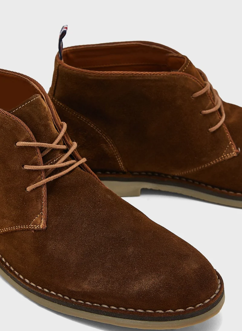 Dune London Lace Up Casual Boots