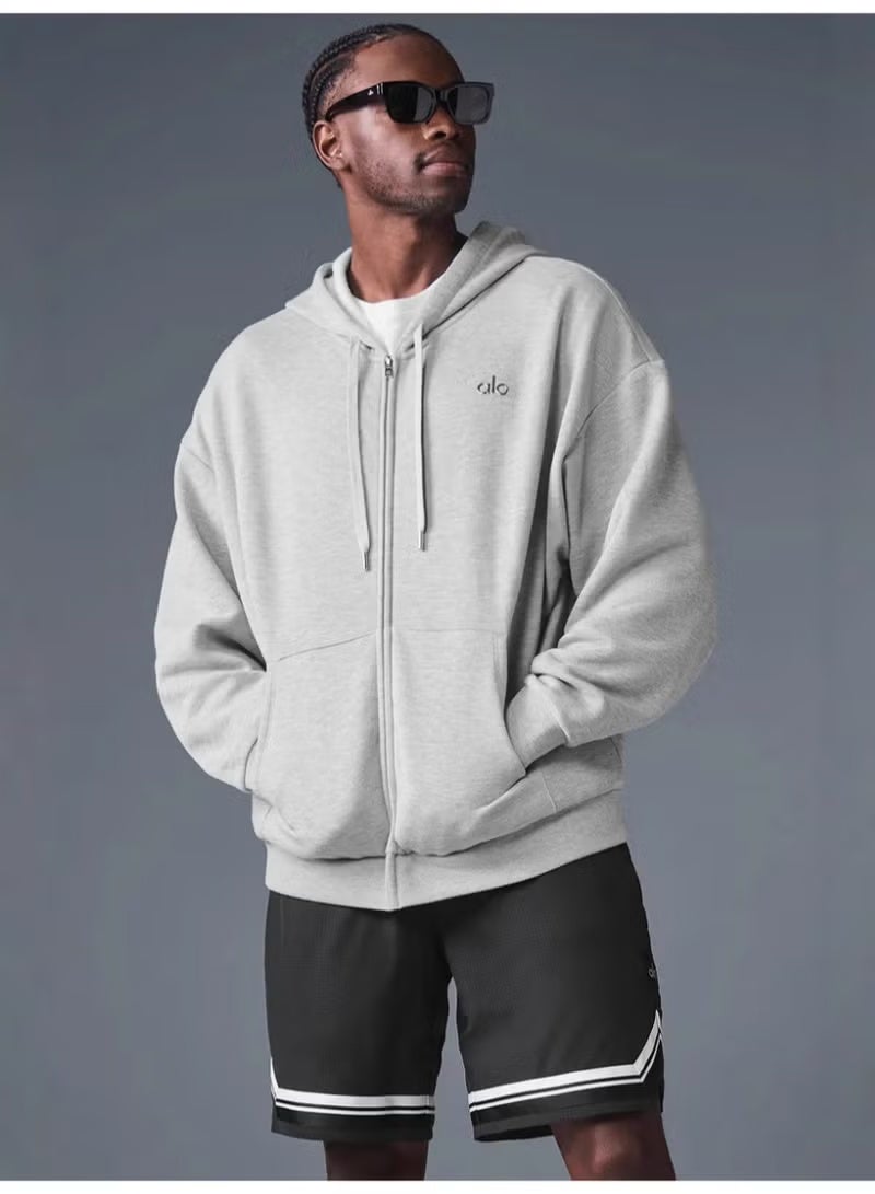 Alo Yoga Grey Zipper Jacket