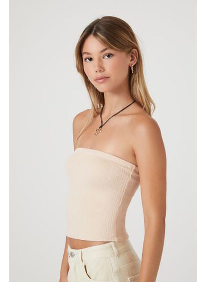 FOREVER 21 Ribbed Knit Tube Top - Image 2