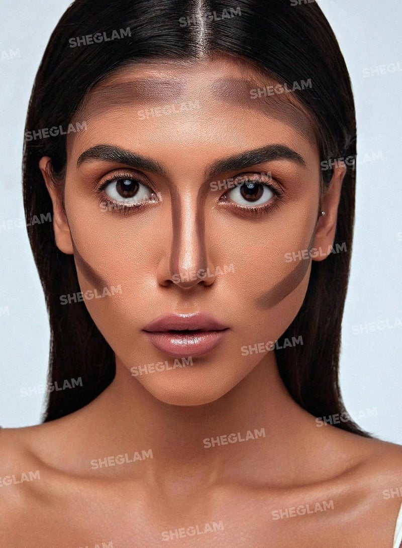 SHEGLAM 'n' Define Cream Contour Stick Highly Pigmented Sweatproof Long Lasting Face Bronzer Makeup - Camel Suede - Image 3