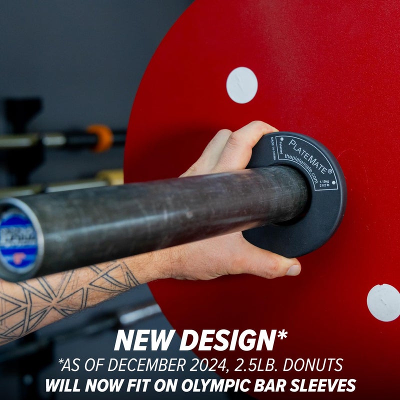 PlateMate Microload Pair 2 1/2 lb. Magnetic Donut Weights (5 lb. Set) - Image 4