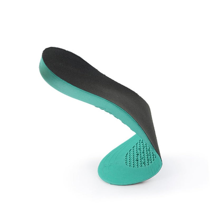 Green Arch Support Insoles For Boys And Girls Breathable Cushion Inserts For Foot Health - Image 3