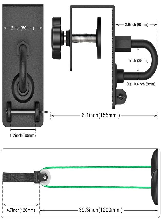 BeneLabel Heavy Duty Door Anchor Attachment - Shoulder Pulley for Rotator Cuff Recovery - Over Door Rehab Exerciser for Strength Training, Physical Therapy, Home Gym - Compatible with Any Resistance - Image 4