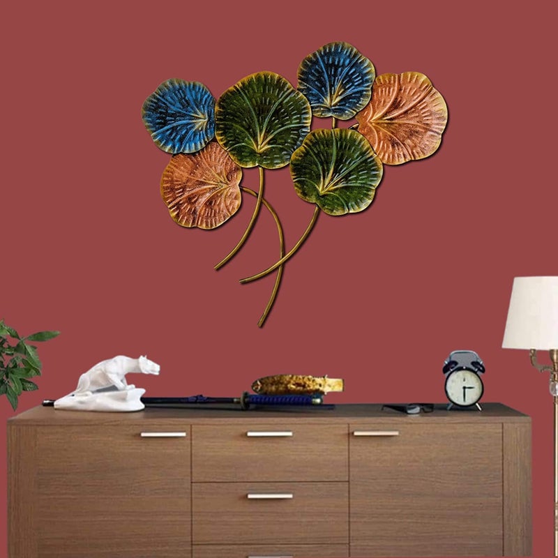 ZXC ZXC Wall Art Wall Hanging Wall Decor Metal Lotus Petal Perfect For Living RoomDrawing RoomHotel Restaurant  - Image 5
