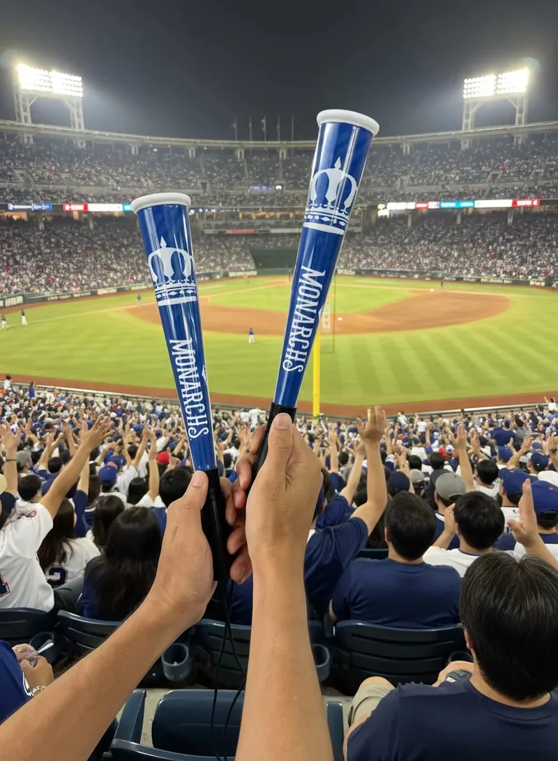 Baseball United Karachi Monarchs Official Cheer Clapper Sticks