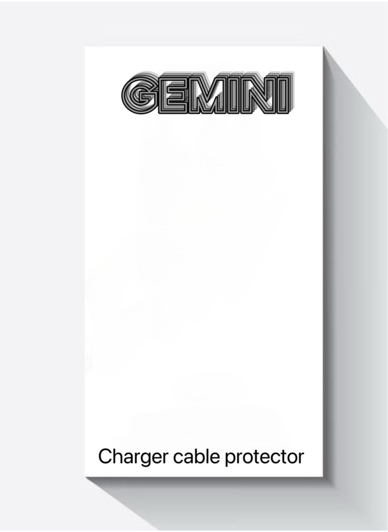 Gemini 3D Cartoon Series Slim Charger Protector Compatible with iPhone 18W 20W Fast Charging Cable Protector Cover Data Cable Protector  - Image 4