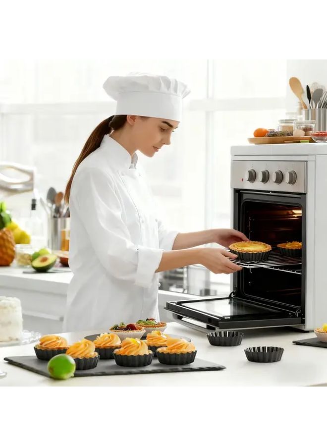 9 Pack 4 Inch Mini Pie Trays With Detachable Bottom Non Stick Coating - Image 5