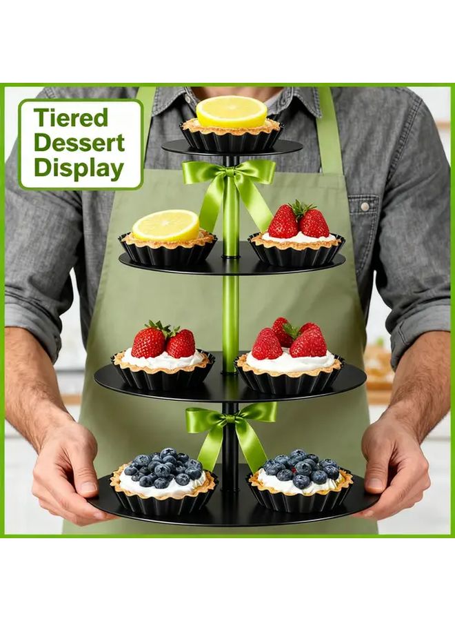 9 Pack 4 Inch Mini Pie Trays With Detachable Bottom Non Stick Coating - Image 2