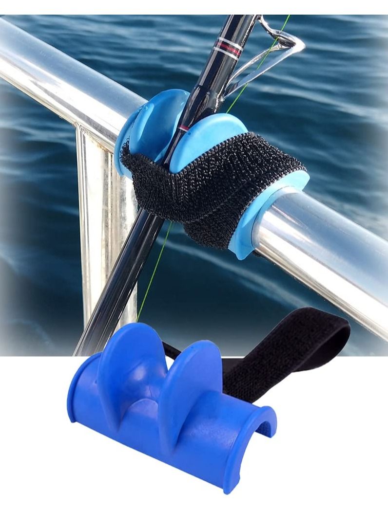 KASTWAVE Fishing Rod Stand, U-shape Rod Rest, Portable Fishing Rod Holder, Plastic Fixed Rod Belt Tail Mount Rest for Boat Sea Fishing River - Image 1