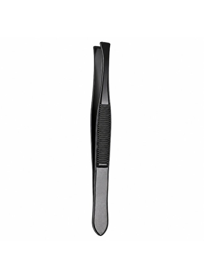 ملقاط حواجب مائل بطرف دقيق بقبضة مضلعة لإزالة الشعر وتحديد الحاجب - Image 3