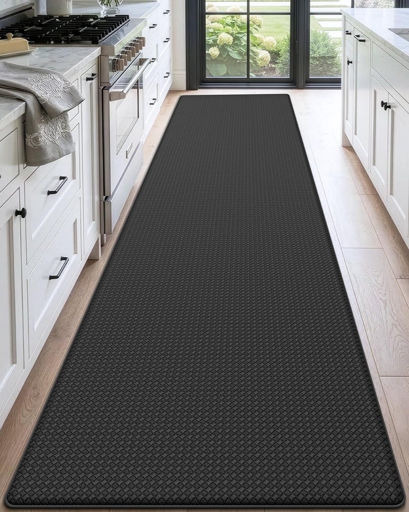 DEXI Kitchen Floor Mats Cushioned Anti Fatigue, 23x94, Large Long Standing Runner Rug Waterproof, Comfort Memory Foam Padded for Front Sink Laundry, Black - Image 1