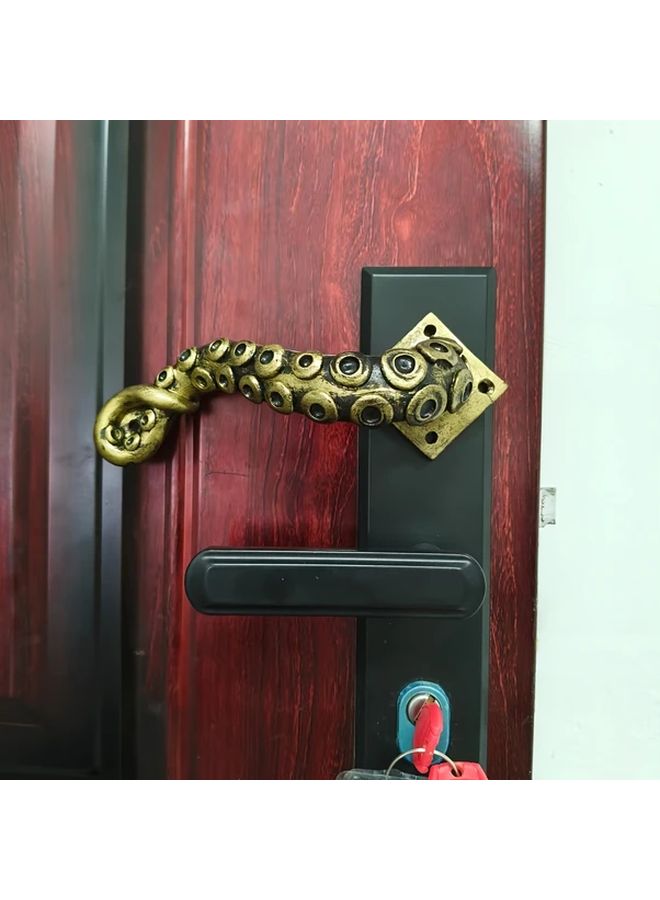 مقبض الباب على شكل أخطبوط من الراتنج، تعليق حيواني بتصميم أنيق، زينة عيد الميلاد - Image 2