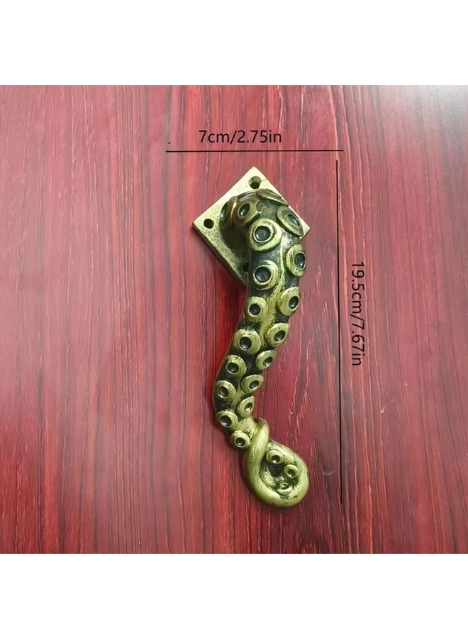 مقبض الباب على شكل أخطبوط من الراتنج، تعليق حيواني بتصميم أنيق، زينة عيد الميلاد - Image 4