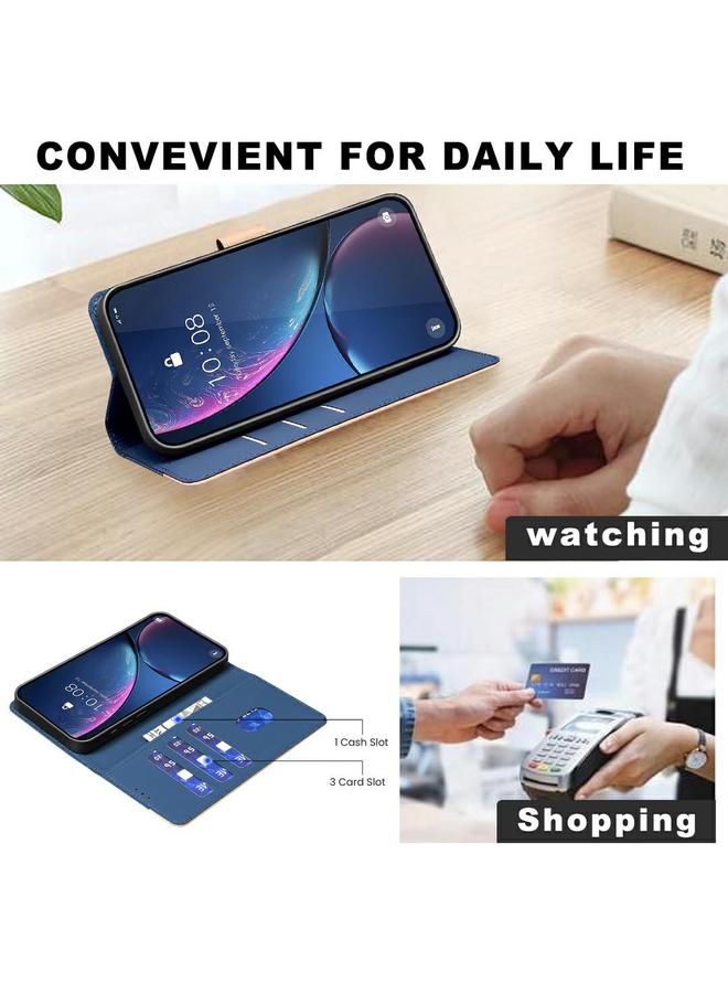 اس-توب جراب هاتف Realme 14 Pro مصنوع من الجلد المقاوم للسرقة بتقنية RFID ومطابق للألوان - Image 5