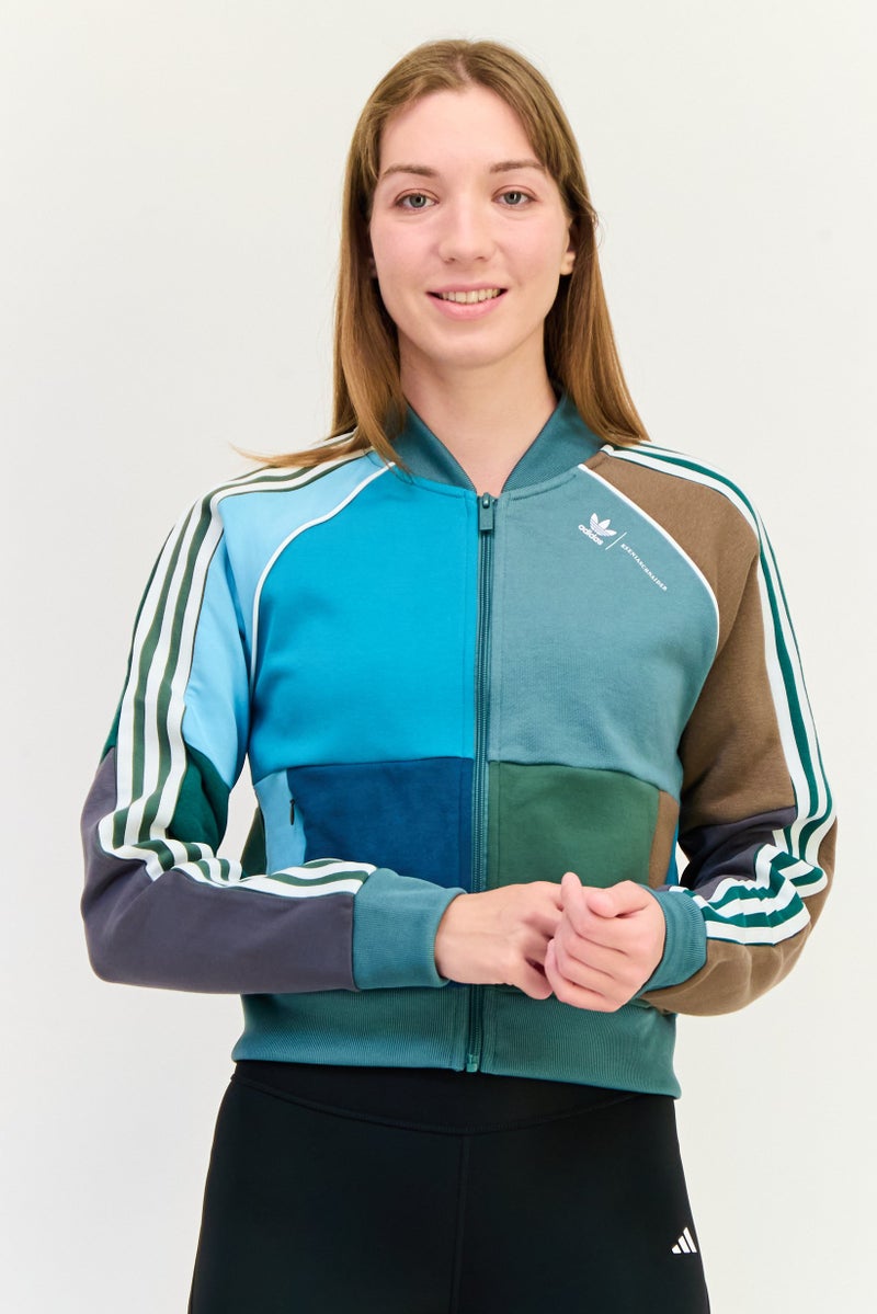 adidas Originals Adidas Originals x Kseniaschnaider Women Sportswear Fit Long Sleeve Outdoor Track Jacket, Multicolor  - Image 1