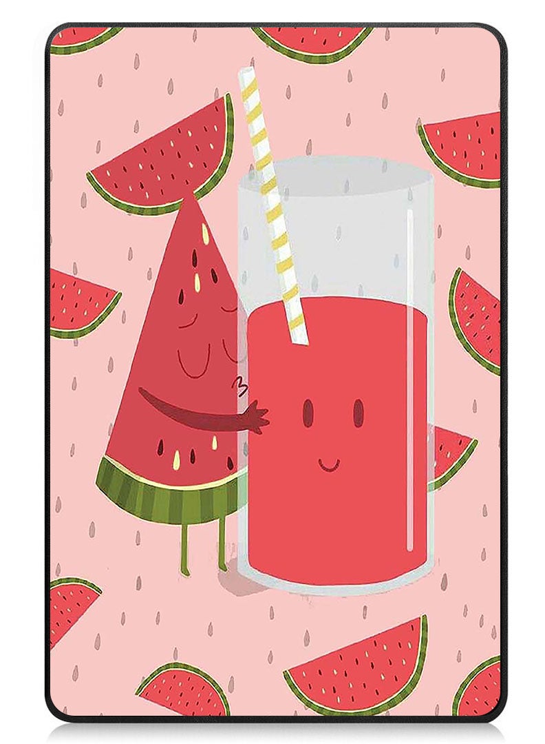 Theodor Protective Flip Case For Samsung Galaxy Tab A9 With Trifold Stand Auto Wake Sleep Shockproof Cover Watermelon and juice - Image 1