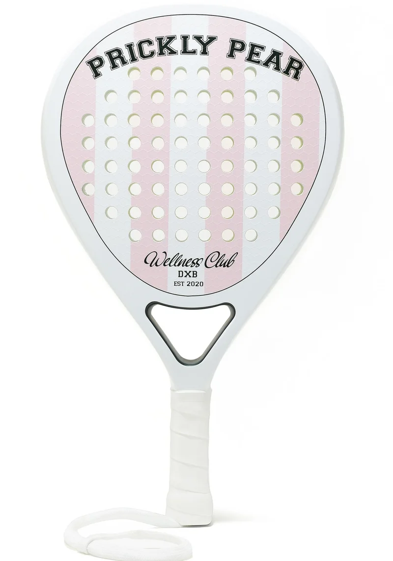 بريكلي بير مضرب بادل وردي اللون وحقيبة سفر