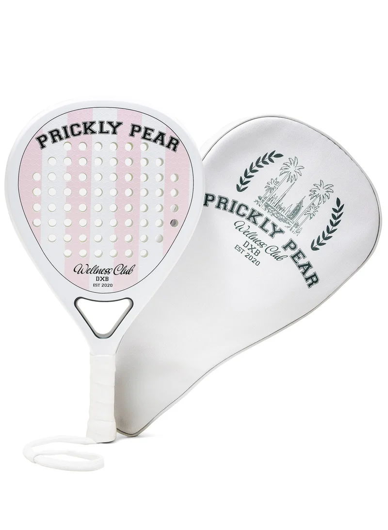 بريكلي بير مضرب بادل وردي اللون وحقيبة سفر