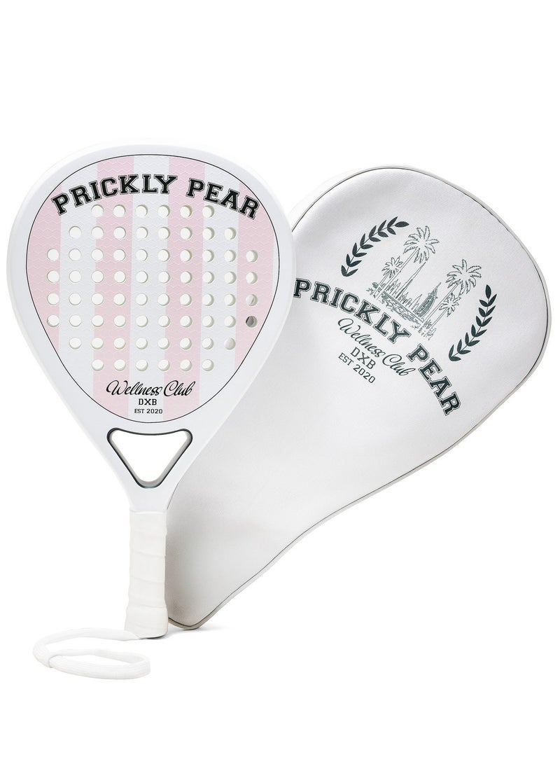 Prickly Pear Pink Varsity Padel Racket & Travel Bag - Image 3