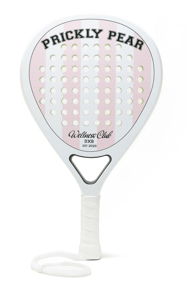 Prickly Pear Pink Varsity Padel Racket & Travel Bag - Image 1