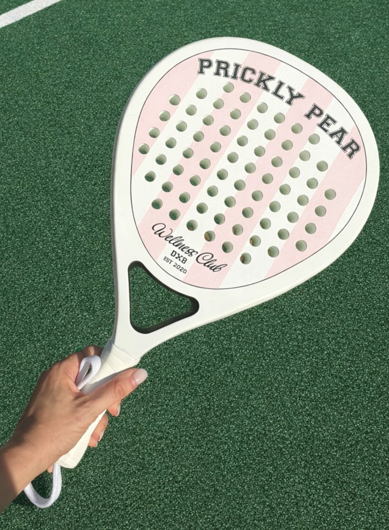 Prickly Pear Pink Varsity Padel Racket & Travel Bag - Image 5