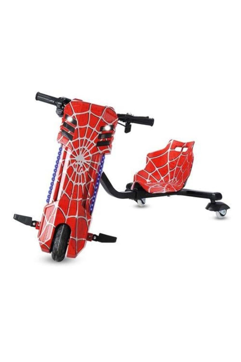 Leno Red Spider-Man Electric Drift Scooter for Kids - Image 1