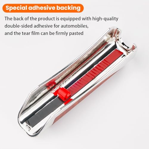 AutoBizarre Car Handbrake Styling Anti-Slip Cover for Handbrake Lever Decoration Protection Cover Universal for All Cars (Silver Chrome) - Image 5