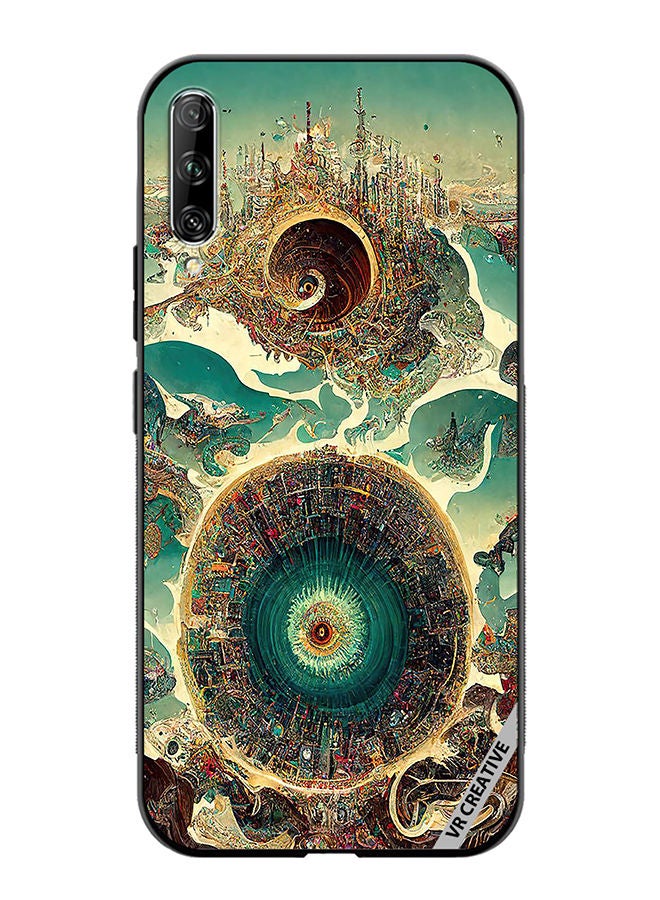 VR CREATIVE Protective Case Cover For Huawei Nova Y9S Surreal City Design Multicolour - Image 1