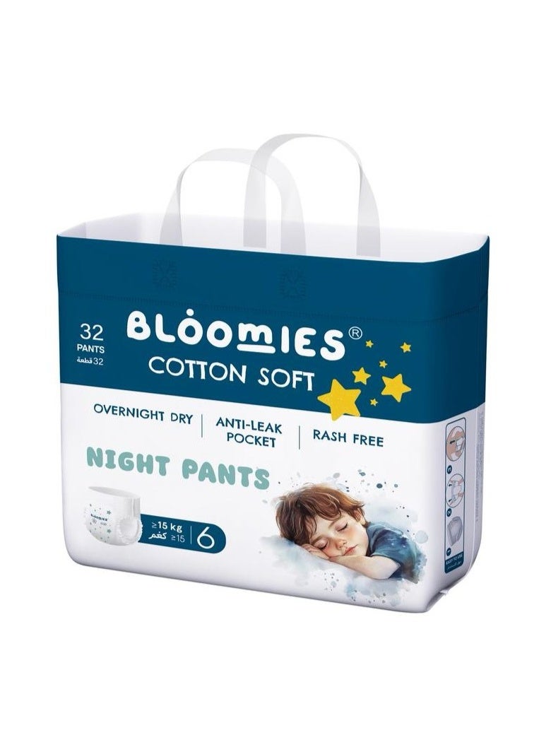 Bloomies Night Pants Size 6, 32 pants - Image 1