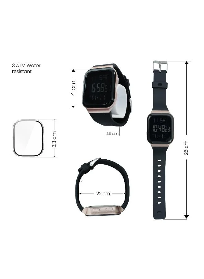 Curio  Kids's Silicone Digital Watch CU-2339LH-3 - 33 mm  | Best Price UAE