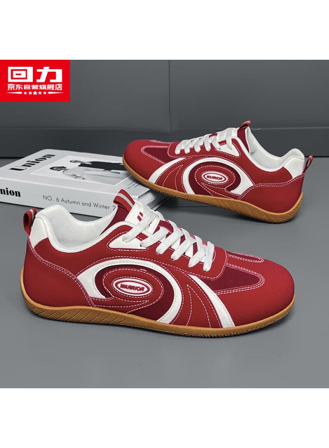 Warrior Men's Racing Shoes Autumn Men's Shoes Men's Training Board Shoes Men's Casual Sports Shoes Men Red Size 40