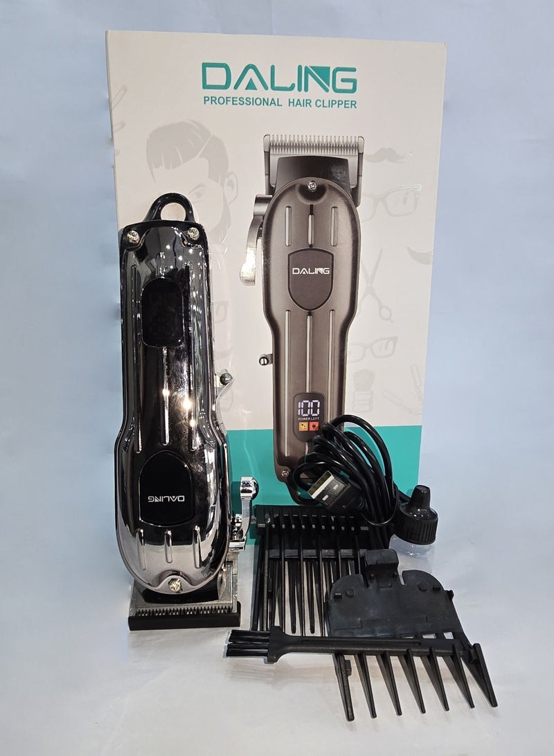 DALING DL-1538B Rechargeable Electric Hair Clipper