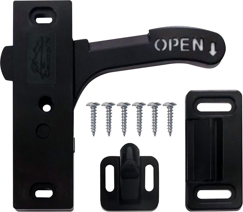 Camp'N - RV Screen Door Latch (Right Hand) RV Screen Door Handle for Camper Motorhome and Travel Trailers, Universal OEM - Image 1